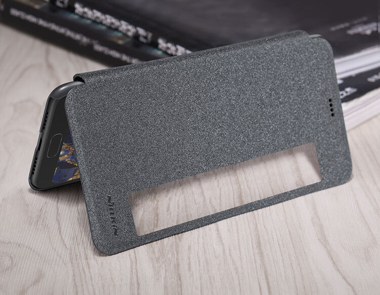 Nillkin Sparkle pokrowiec flip do Huawei P20 - złoty Nillkin Sparkle pokrowiec flip do Huawei P20 - złoty