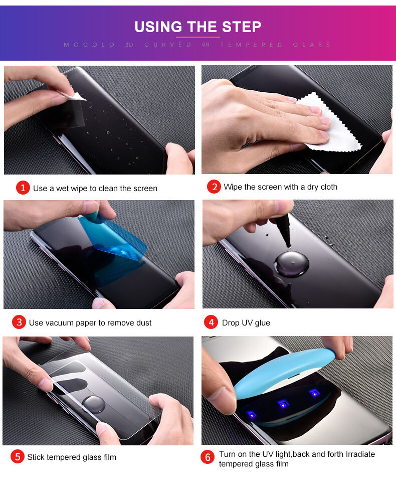 Mocolo Szkło hartowane 3D do Samsung Galaxy S10 Plus - przezroczyste Mocolo Szkło hartowane 3D do Samsung Galaxy S10 Plus - przezroczyste