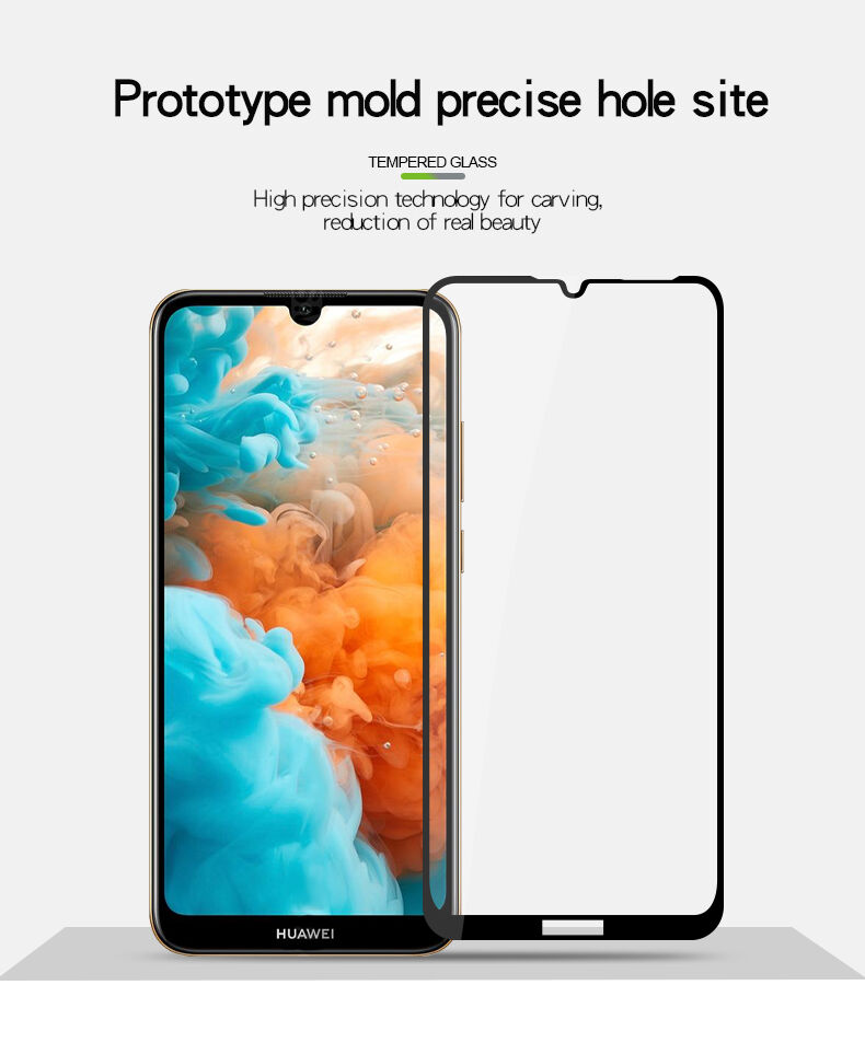 Pinwuyo Szkło hartowane 2,5D do Huawei Y6 (2019) - czarne
