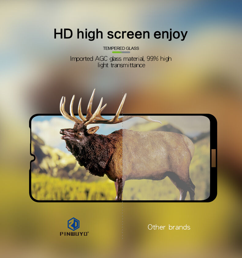 Pinwuyo Szkło hartowane 2,5D do Huawei Y6 (2019) - czarne