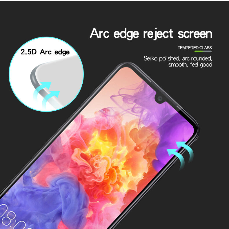 Mofi Szkło hartowane 2,5D do Huawei P30 Lite - czarne