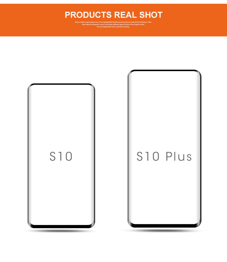 Mocolo Szkło hartowane 3D do Samsung Galaxy S10 - czarne Mocolo Szkło hartowane 3D do Samsung Galaxy S10 - czarne