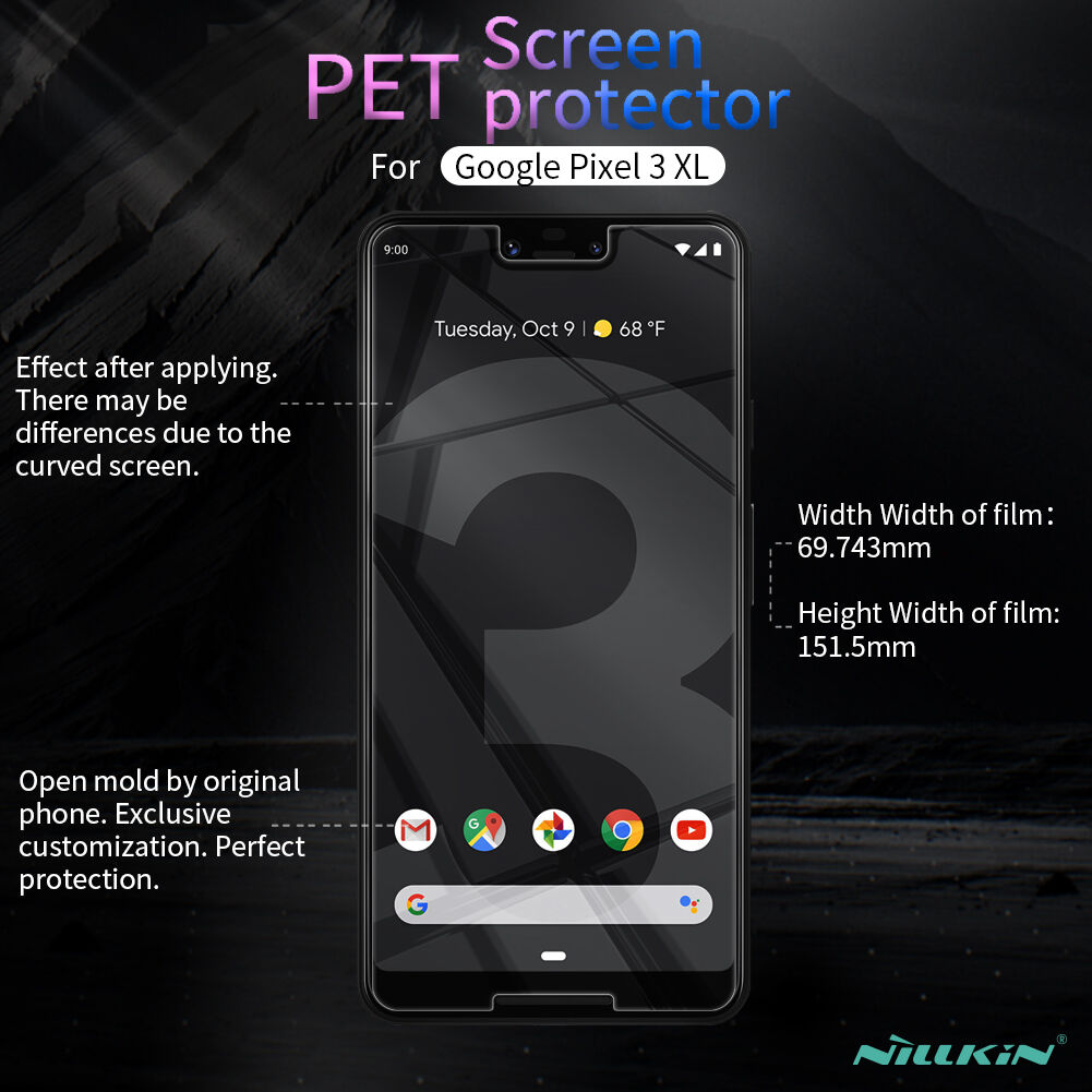 Nillkin folia ochronna do Google Pixel 3 XL - przezroczysta