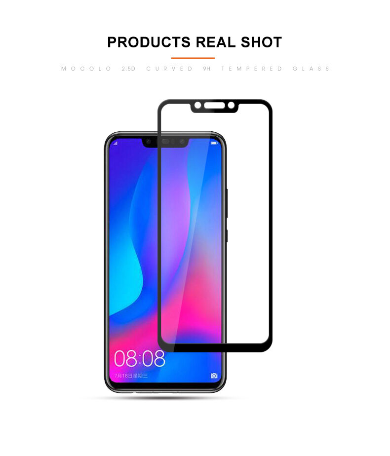 Mocolo Szkło hartowane 3D do Huawei Nova 3i - białe Mocolo Szkło hartowane 3D do Huawei Nova 3i - białe