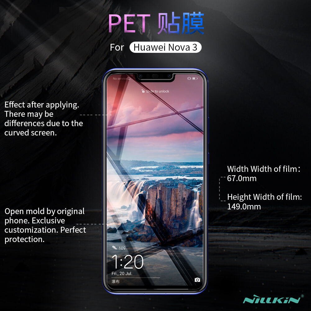 Nillkin folia ochronna anti-fingerprint do Huawei Nova 3 - przezroczysta