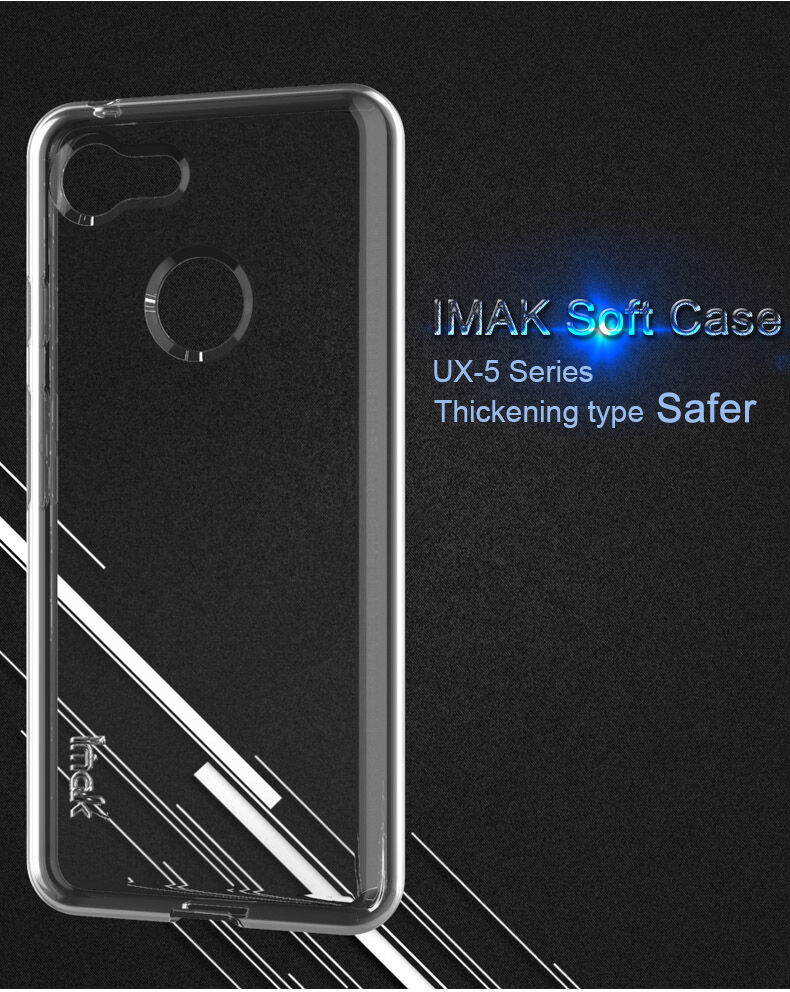 Imak etui plastikowe do Google Pixel 3XL - przezroczyste