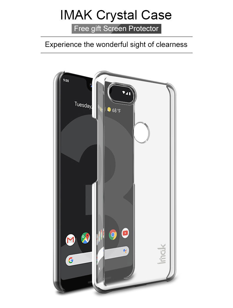 Imak Crystal etui plastikowe do Google Pixel 3 - przezroczyste