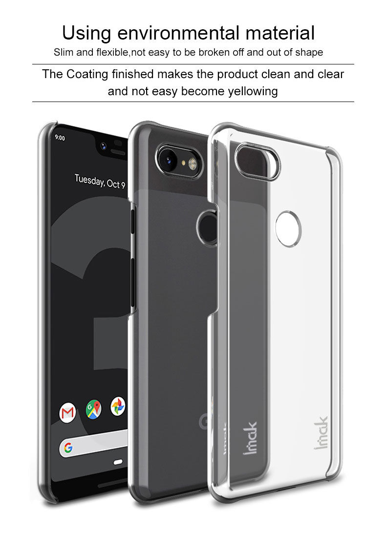 Imak Crystal etui plastikowe do Google Pixel 3 - przezroczyste