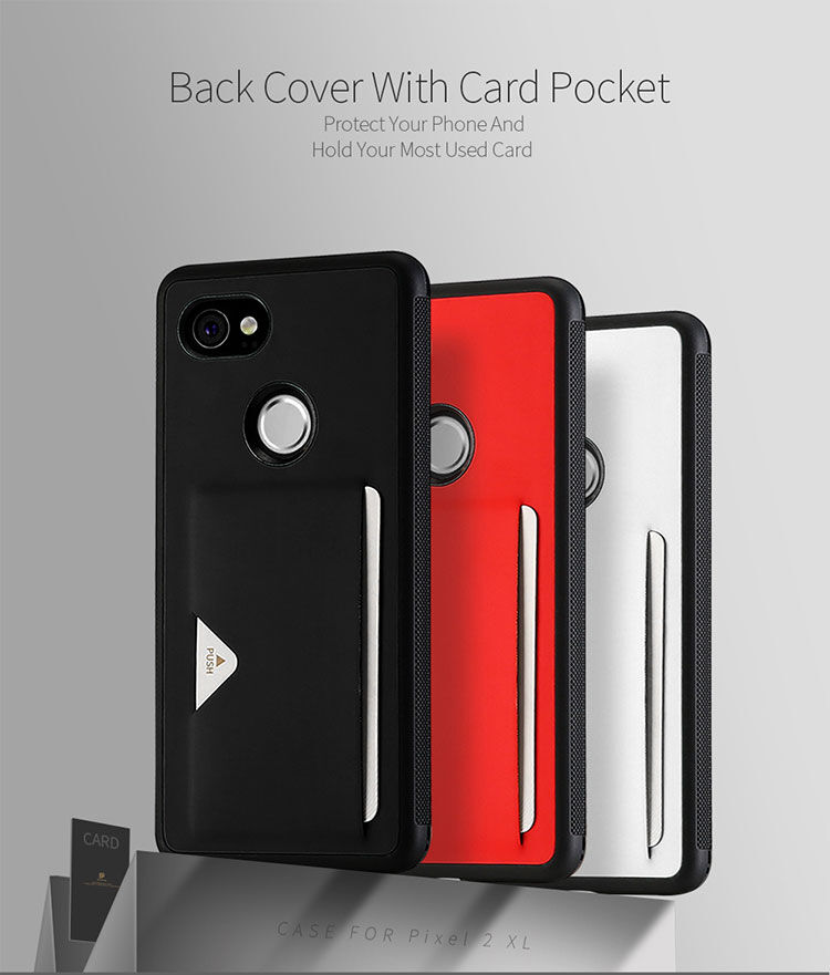 Dux Ducis Pocard etui skórzane do Google Pixel 2XL - czerwone