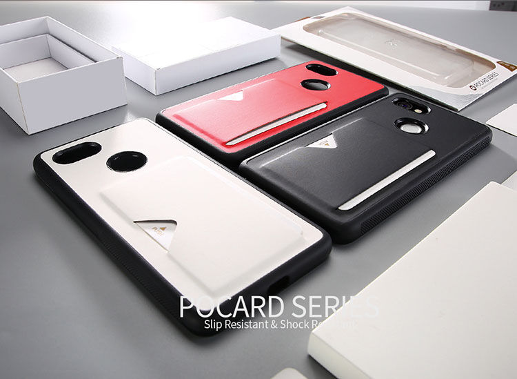 Dux Ducis Pocard etui skórzane do Google Pixel 2XL - czerwone