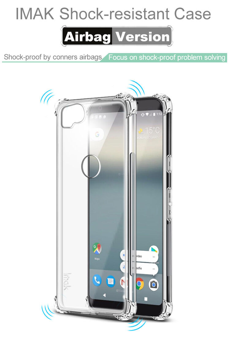 Imak etui odporne na wstrząsy do Google Pixel 2 - przezroczyste