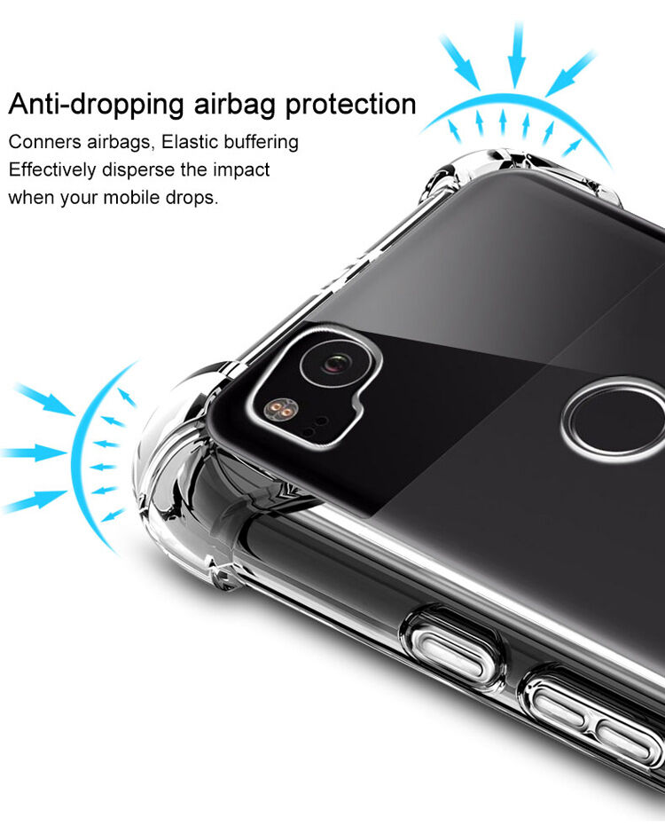 Imak etui odporne na wstrząsy do Google Pixel 2 - przezroczyste