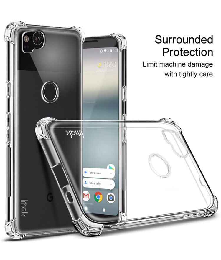 Imak etui odporne na wstrząsy do Google Pixel 2 - przezroczyste