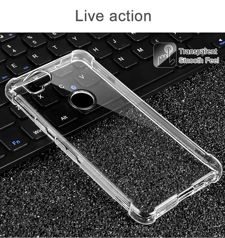 Imak etui odporne na wstrząsy do Google Pixel 2 - przezroczyste