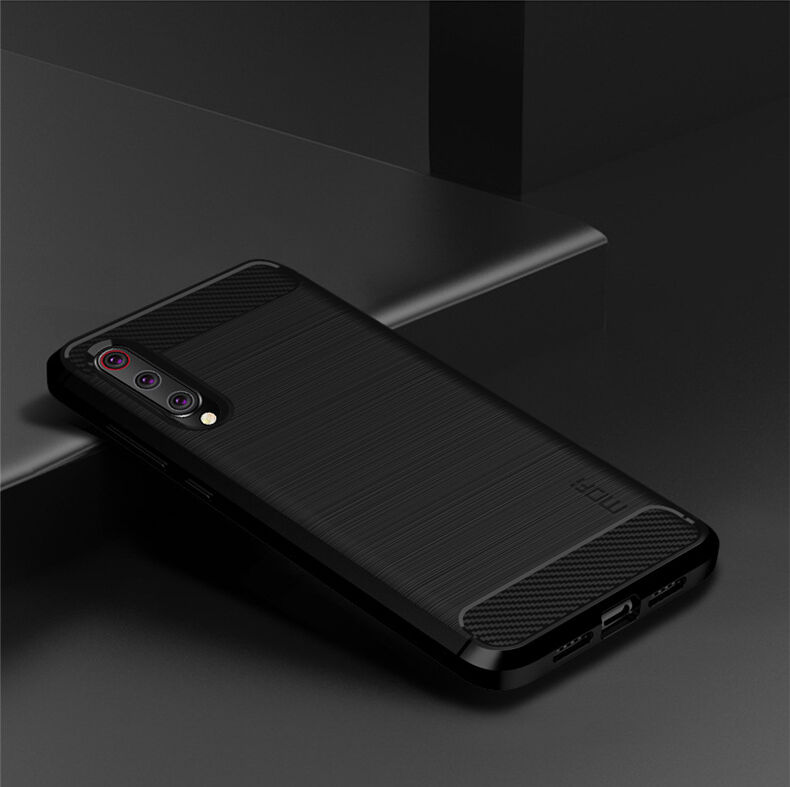 Mofi etui ze szlifowaną teksturą do Xiaomi Mi 9 - ciemnoniebieskie Mofi etui ze szlifowaną teksturą do Xiaomi Mi 9 - ciemnoniebieskie
