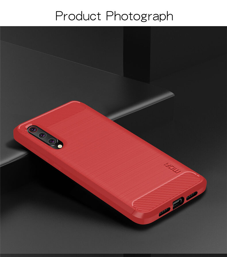 Mofi etui ze szlifowaną teksturą do Xiaomi Mi 9 - czarne