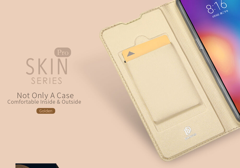 Dux Ducis Skin Pro pokrowiec skórzany do Xiaomi Mi 9 - czarny
