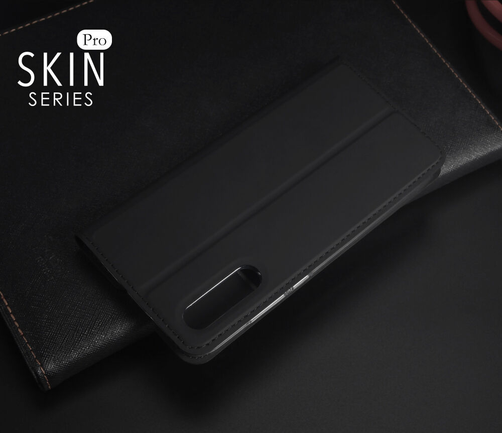 Dux Ducis Skin Pro pokrowiec skórzany do Xiaomi Mi 9 - czarny