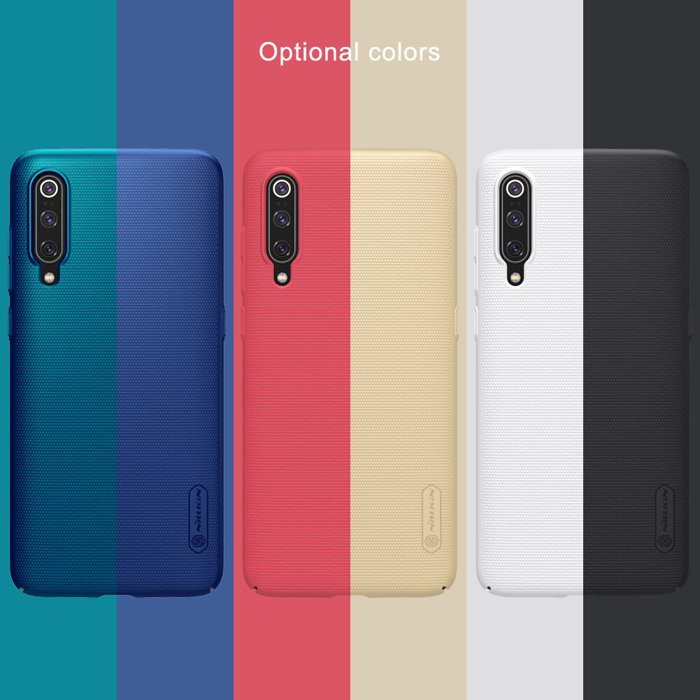 Nillkin etui z twardego plastiku ze żłobieniem do Xiaomi Mi 9 - czerwone