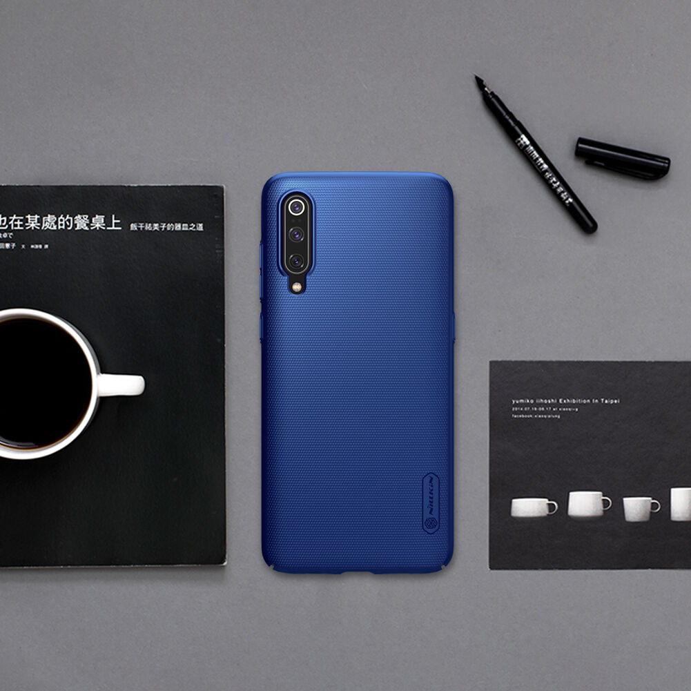 Nillkin etui z twardego plastiku ze żłobieniem do Xiaomi Mi 9 - czarne