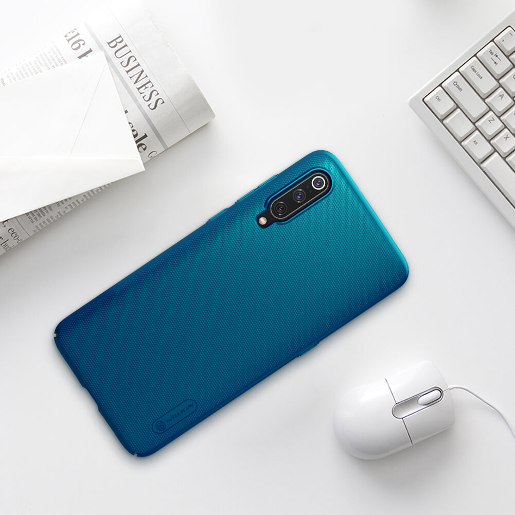 Nillkin etui z twardego plastiku ze żłobieniem do Xiaomi Mi 9 - czarne