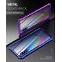 Etui z ramką metalową i szkłem hartowanym do Xiaomi Mi 9 - czarne