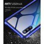 Etui z ramką metalową i szkłem hartowanym do Xiaomi Mi 9 - czarne