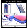 Etui z ramką metalową i szkłem hartowanym do Xiaomi Mi 9 - czarne