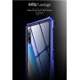 Etui z ramką metalową i szkłem hartowanym do Xiaomi Mi 9 - czarne