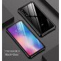 Etui z ramką metalową i szkłem hartowanym do Xiaomi Mi 9 - czarne