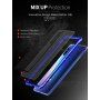 Etui z ramką metalową i szkłem hartowanym do Xiaomi Mi 9 - niebieskie