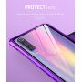 Etui z ramką metalową i szkłem hartowanym do Xiaomi Mi 9 - niebieskie