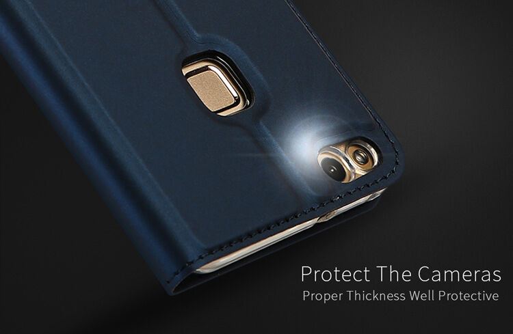 Dux Ducis Skin Pro pokrowiec flip do Huawei P10 Lite - ciemnoniebieski