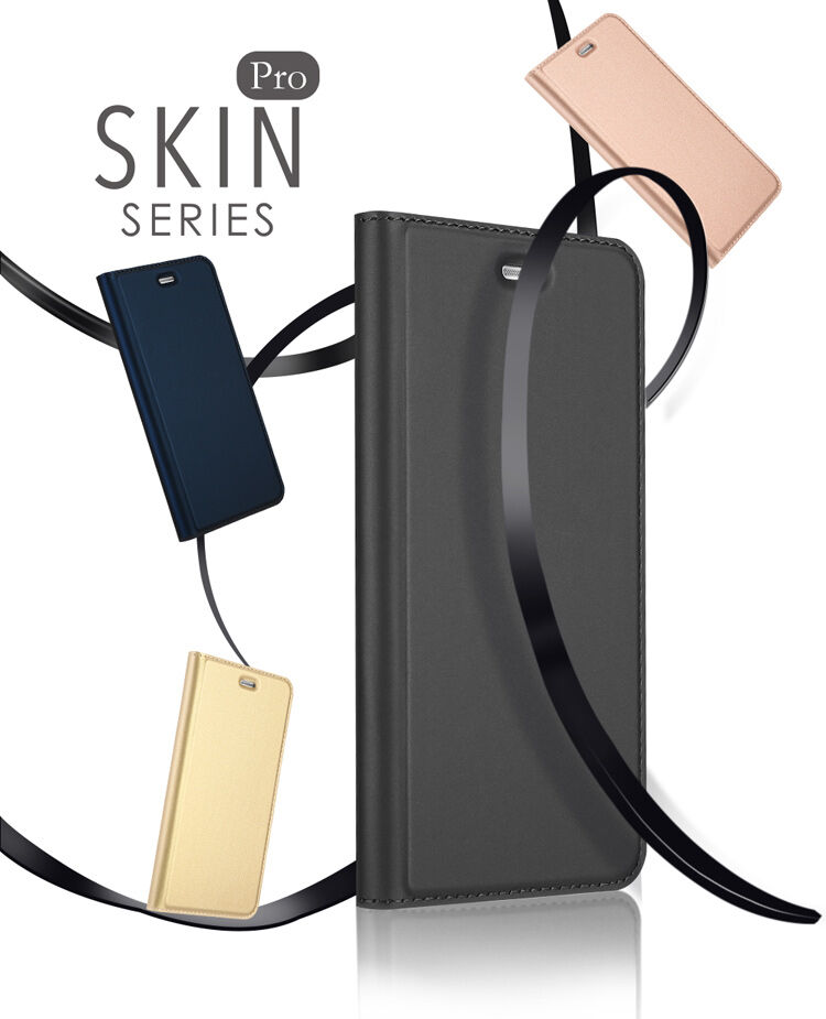 Dux Ducis Skin Pro pokrowiec flip do Huawei P10 Lite - ciemnoniebieski