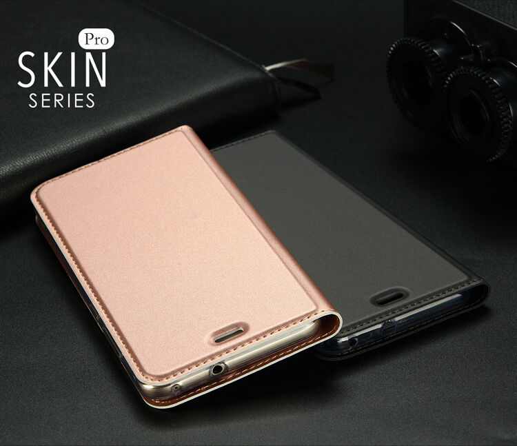 Dux Ducis Skin Pro pokrowiec flip do Huawei P10 Lite - ciemnoniebieski