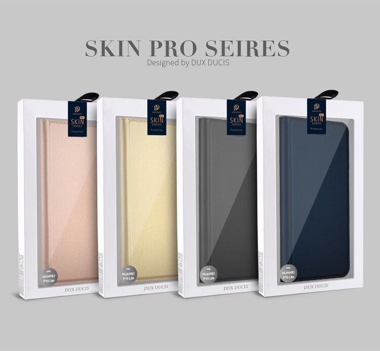 Dux Ducis Skin Pro pokrowiec flip do Huawei P10 Lite - ciemnoniebieski Dux Ducis Skin Pro pokrowiec flip do Huawei P10 Lite - ciemnoniebieski