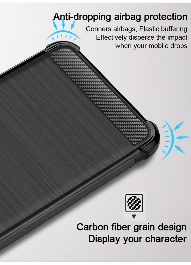Imak Vega etui plastikowe z teksturą szlifowaną do Huawei P30 - czarne