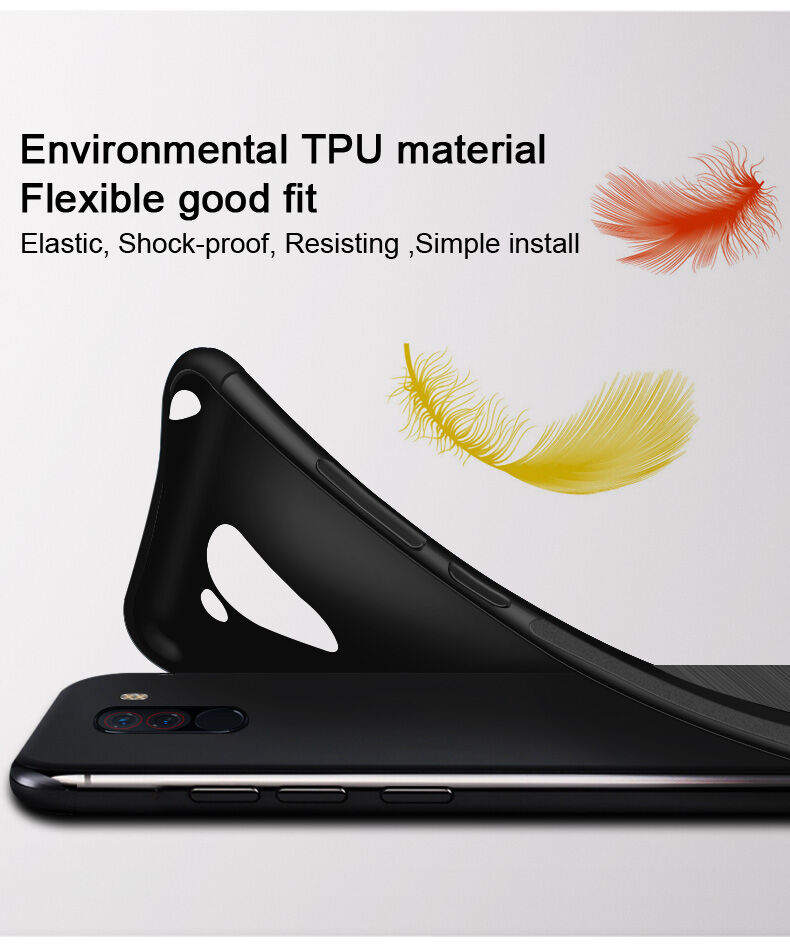 Imak Vega etui plastikowe z teksturą szlifowaną do Huawei P30 - czarne