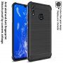 Imak Vega etui z teksturą szlifowaną do Huawei P Smart (2019) / Honor 10 Lite - czarne