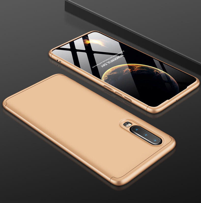 GKK składane etui z twardego plastiku do Huawei P30 - czarne