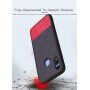 Etui z teksturą tkaniny do Huawei P Smart (2019) / Honor 10 Lite - czarne