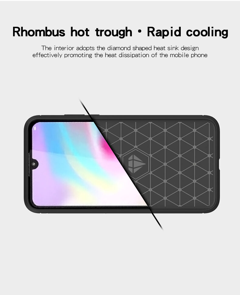 Mofi etui ze szlifowaną teksturą do Huawei P30 Lite - czarne