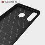 Etui plastikowe z teksturą szlifowaną do Huawei P30 Lite - czarne