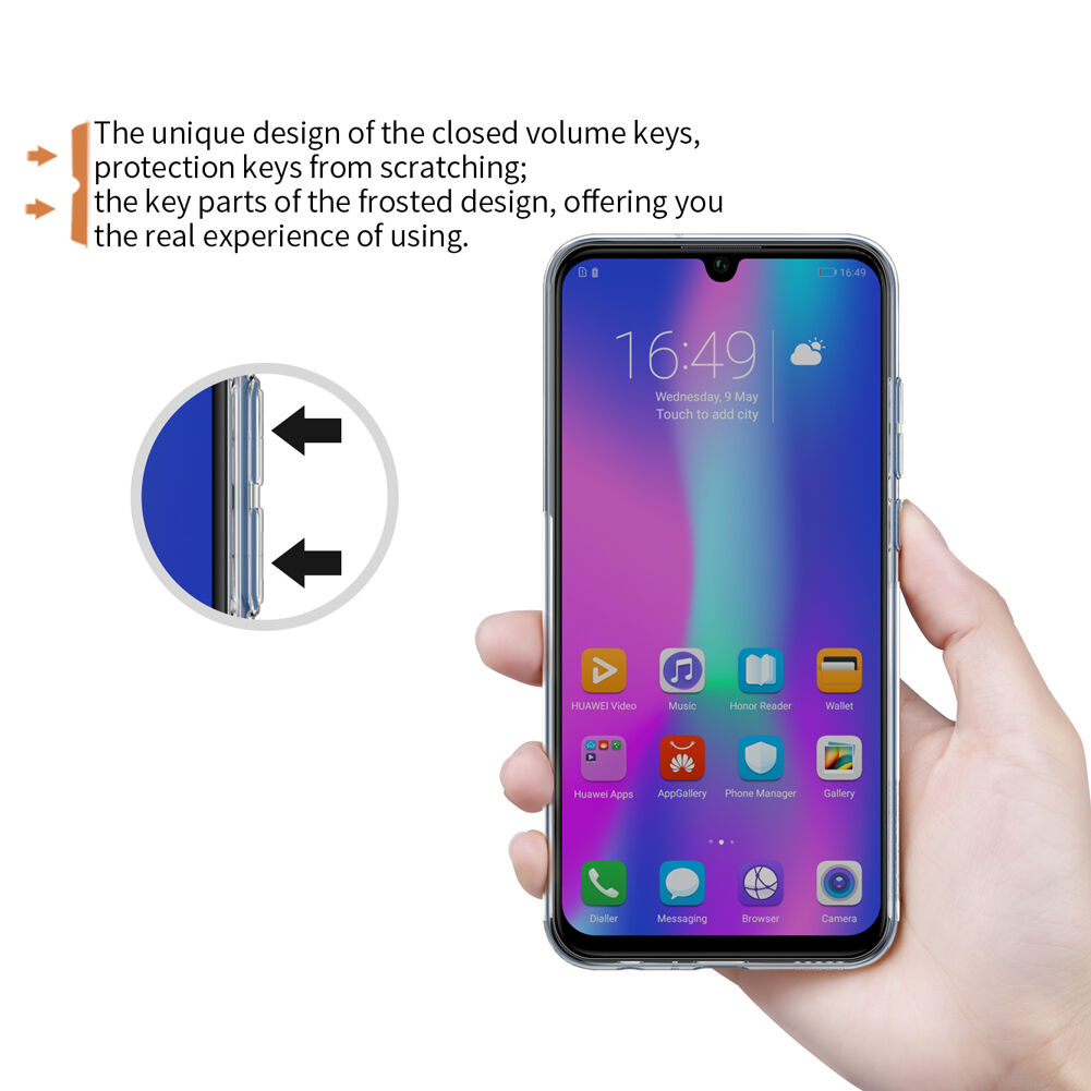 Nillkin Nature etui plastikowe do Honor 10 Lite - przezroczyste