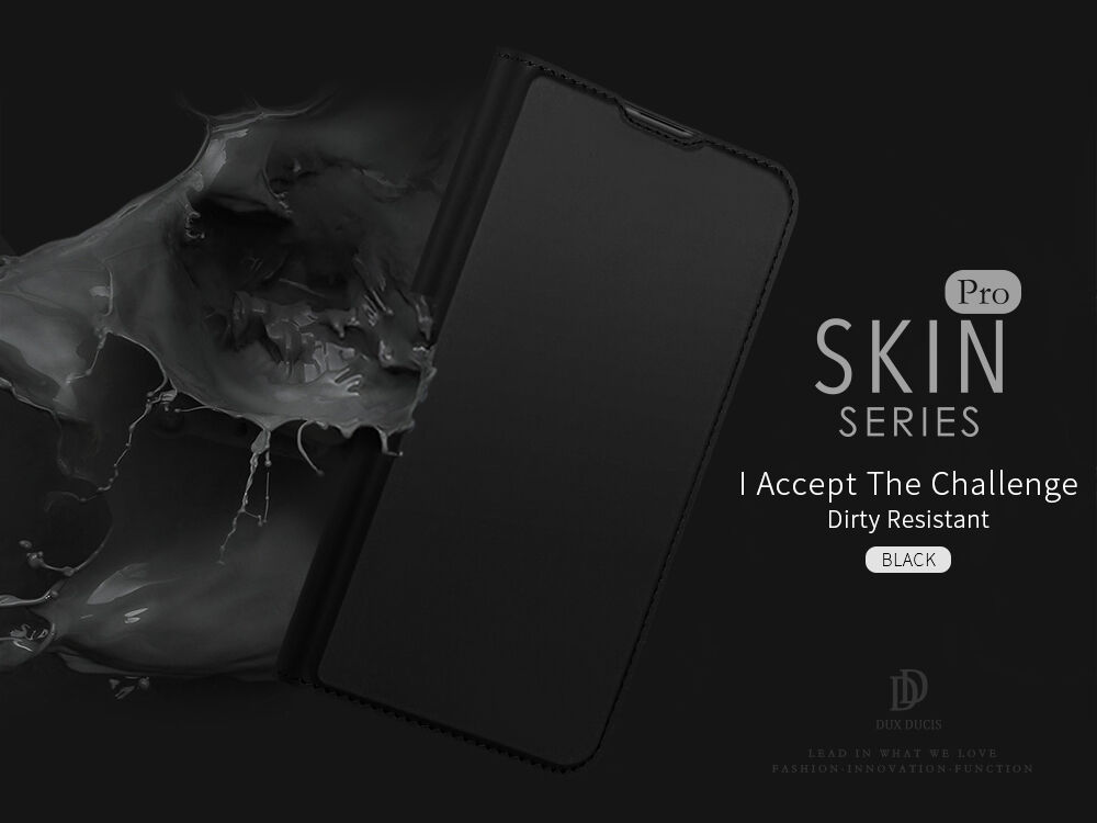 Dux Ducis Skin Pro pokrowiec flip do Huawei P30 - ciemnoniebieski