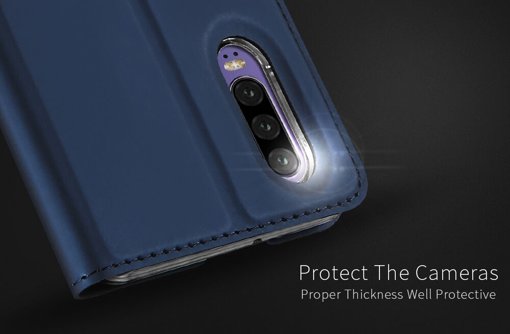 Dux Ducis Skin Pro pokrowiec flip do Huawei P30 - ciemnoniebieski