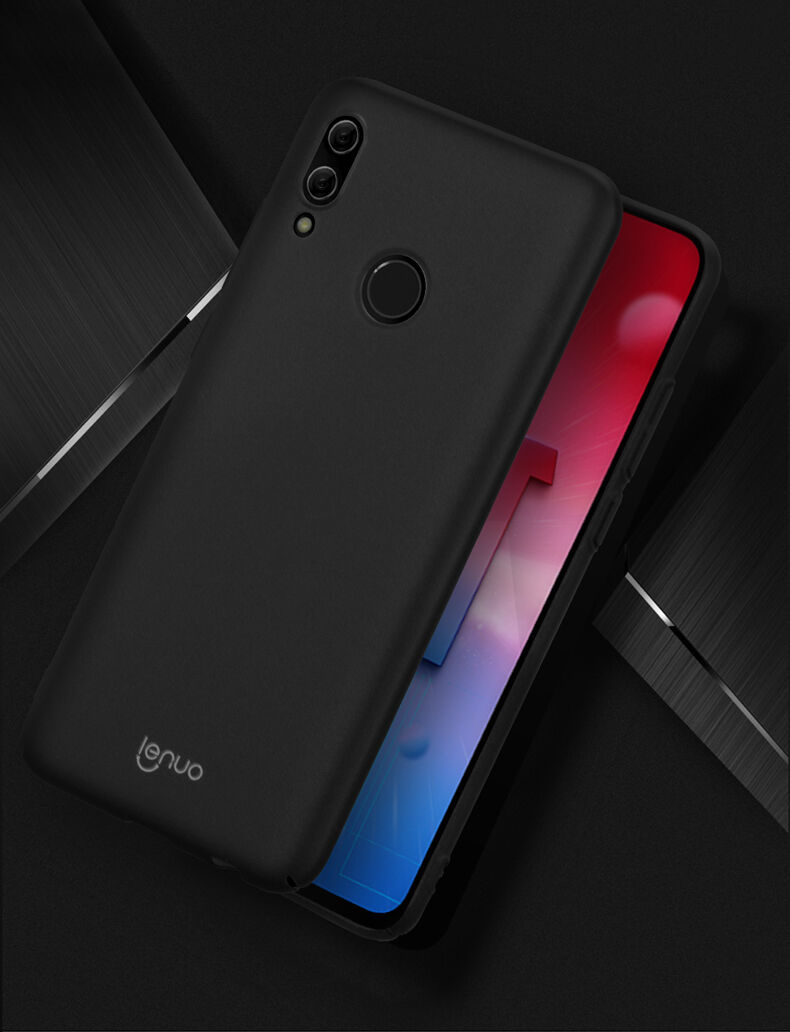 Lenuo Leshield etui plastikowe do Honor 10 Lite / Huawei P Smart (2019) - ciemnoniebieskie