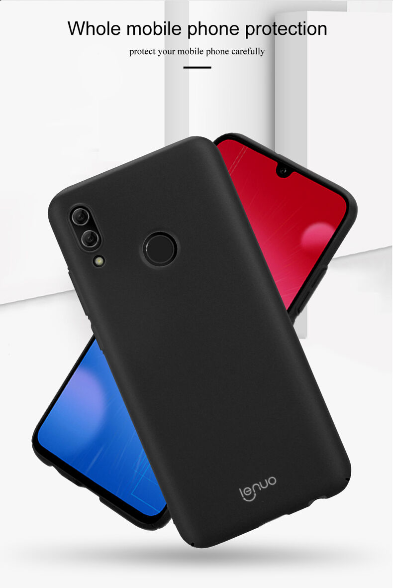 Lenuo Leshield etui plastikowe do Honor 10 Lite / Huawei P Smart (2019) - ciemnoniebieskie
