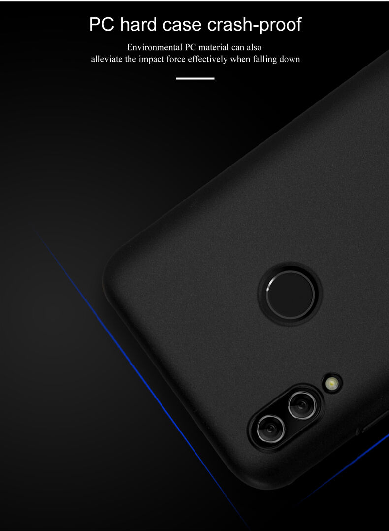 Lenuo Leshield etui plastikowe do Honor 10 Lite / Huawei P Smart (2019) - ciemnoniebieskie