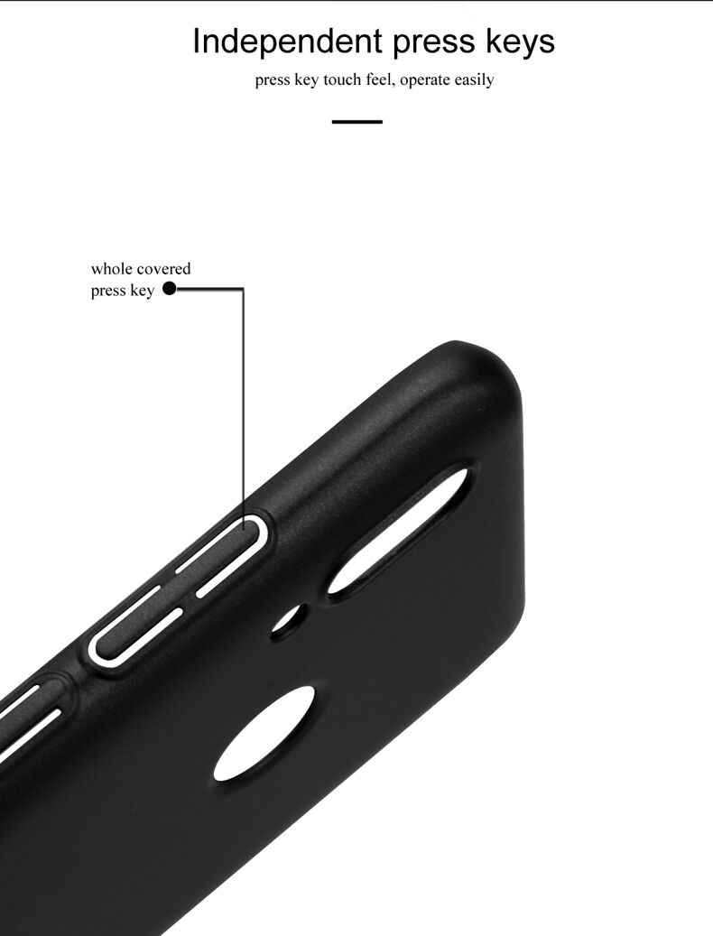 Lenuo Leshield etui plastikowe do Honor 10 Lite / Huawei P Smart (2019) - ciemnoniebieskie